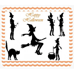 Stickserie - Happy Halloween Hexen